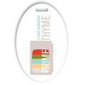 Laminated Tag - Oval (2"x3")